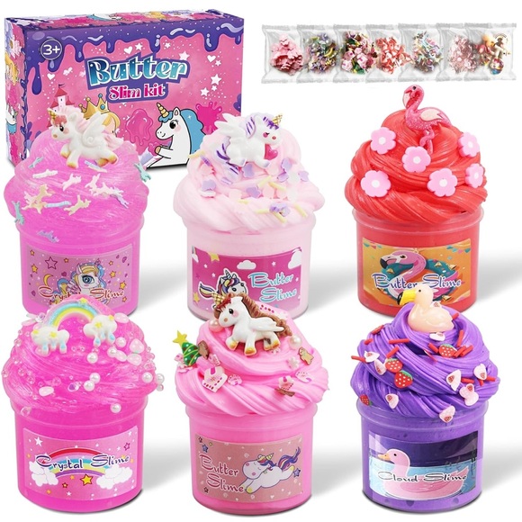 6 pack unicorn slime kit - Picture 1 of 10